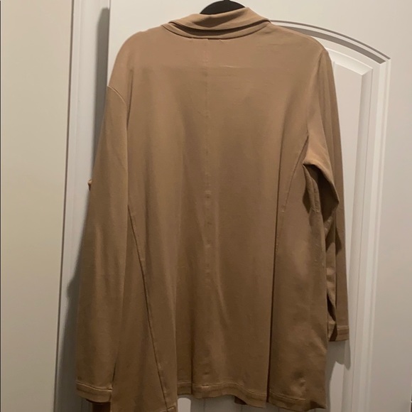 Two piece tan jacket and pant set - Picture 7 of 10